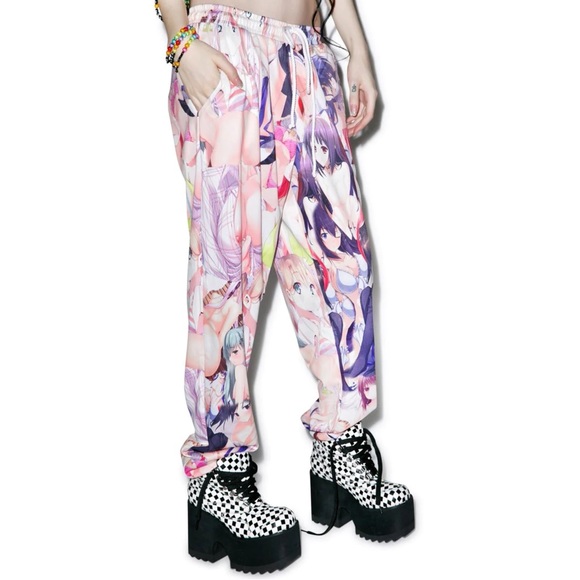 O-Mighty Hella Hentai Trackiez Sweats Joggers S - Picture 1 of 13